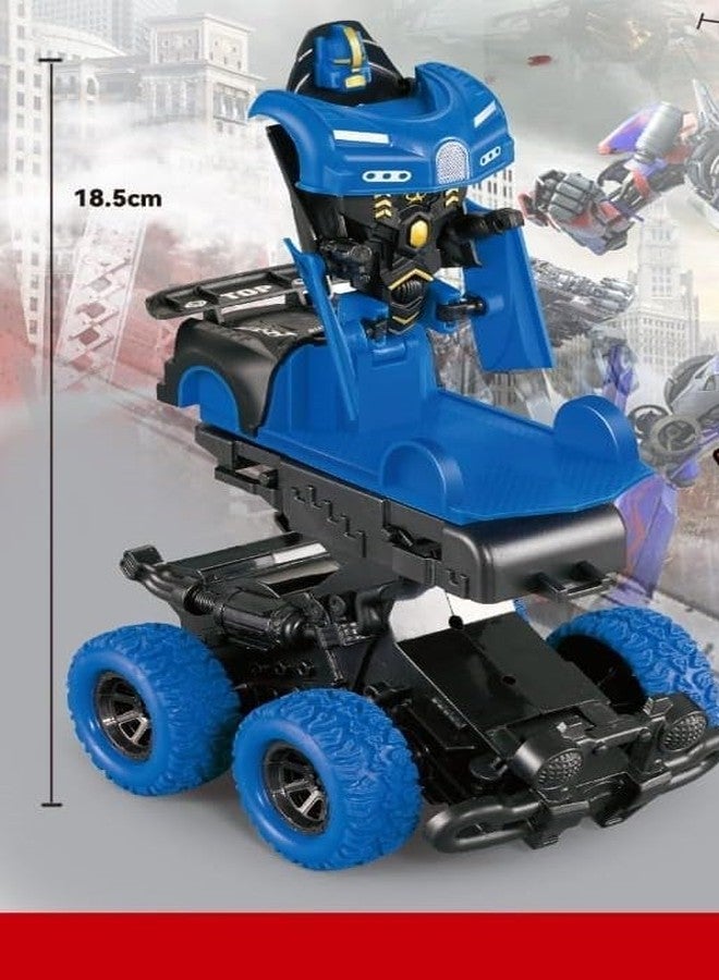 كريرين شاحنة KRIREEN Deformation Monster Catapult Warrior Inertial Truck Car Push and Go Toy Trucks Friction Powered Cars Truck 360 Degree Stant Gift Toys for Kids, Boys, Girls (Pack of 1) - Image 5